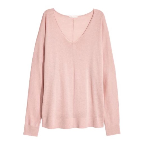 Pink Long Sleeve Knit Sweater - Picture 1 of 7